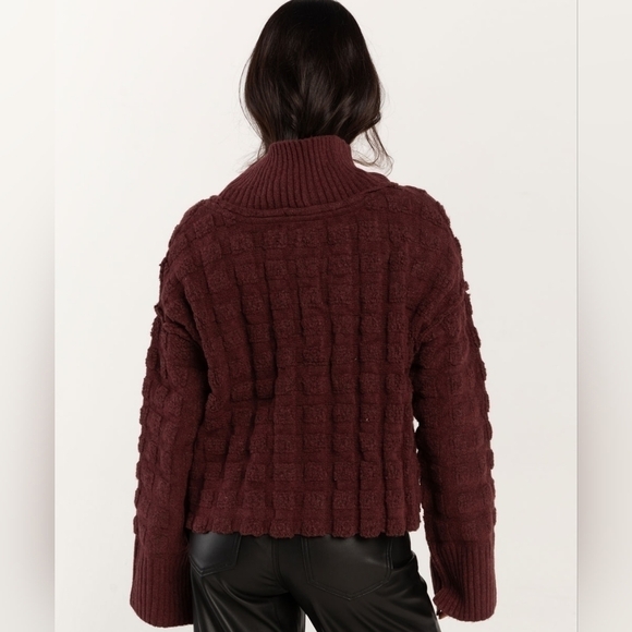 FREE PEOPLE Soul Searcher Mock Neck Womens Sweater NWOT - Picture 11 of 17